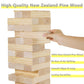 Gorock Large Size Tumble Tower 60 Pcs Wooden Block Stacking Games Stacks Over 5Ft Classic Indoor Outdoor Lawn Family Party Games