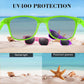Fepito 24 Pack Party Sunglasses Bulk For Birthday Party Favors Goody Bag Fillers For Beach Pool Party Toys For Adults, Green
