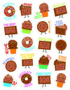 CHOCOLATE STICKERS SCENTED
