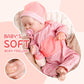 Jirachi Lifelike Reborn Baby Dolls Girl, 18-Inch Full Body Soft Vinyl Sleeping Realistic Newborn Baby Dolls Anatomically Correct