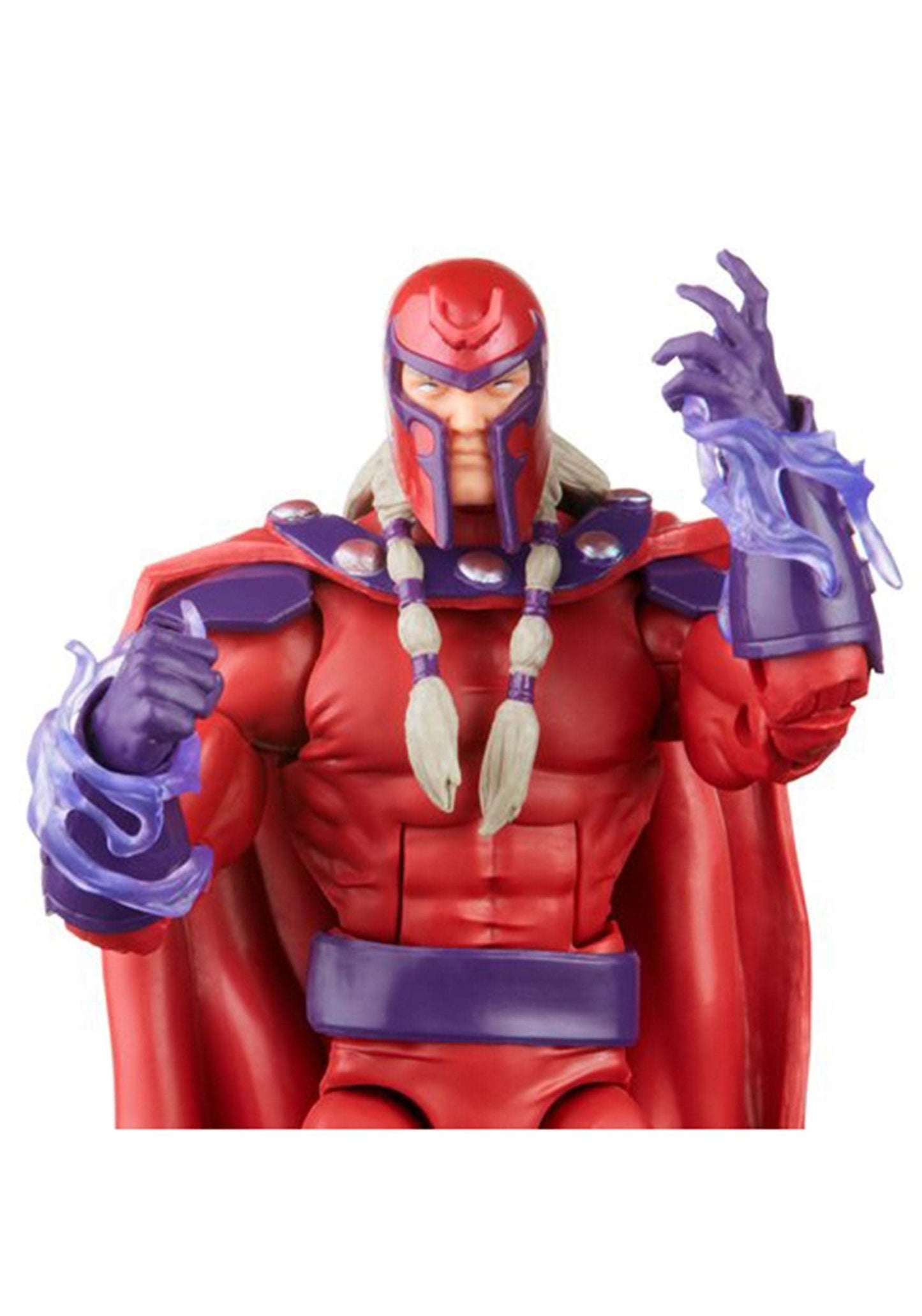 Marvel Legends Series 6-inch Scale Action Figure Toy Magneto  enhanced Design  1 Figure  and 5 Accessories   Red
