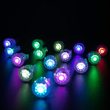 Midafon 60 Pack led Glow Rings Light up led Rings Glow Flashing led Rings Diamond Light up Rings Glow in The Dark Rings Glow Rin