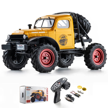 Eazyrc X Fms Fcx24 1/24 Rc Truck Rtr 4X4 (Yellow)