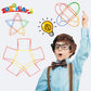 Zozoplay Straw Constructor Stem Building Toys 800 Piece Straws And Connectors Building Sets Colorful Motor Skills Interlocking Plastic Engineering Toys Best Educational Toys Boy & Girl