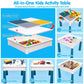 OCATO Kids Activity Table Set with 152Pcs Marble Run Blocks, Multicolor, Size 230, Model 1081, STEM Toys for Ages 3-6
