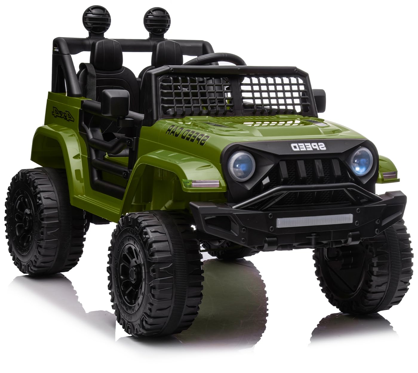 12V Ride On Car, Electric Car for Kids, 12V Ride on Toys, Kids Cars with 3 Speeds Adjustable w/Bluetooth, Parent Remote Control,