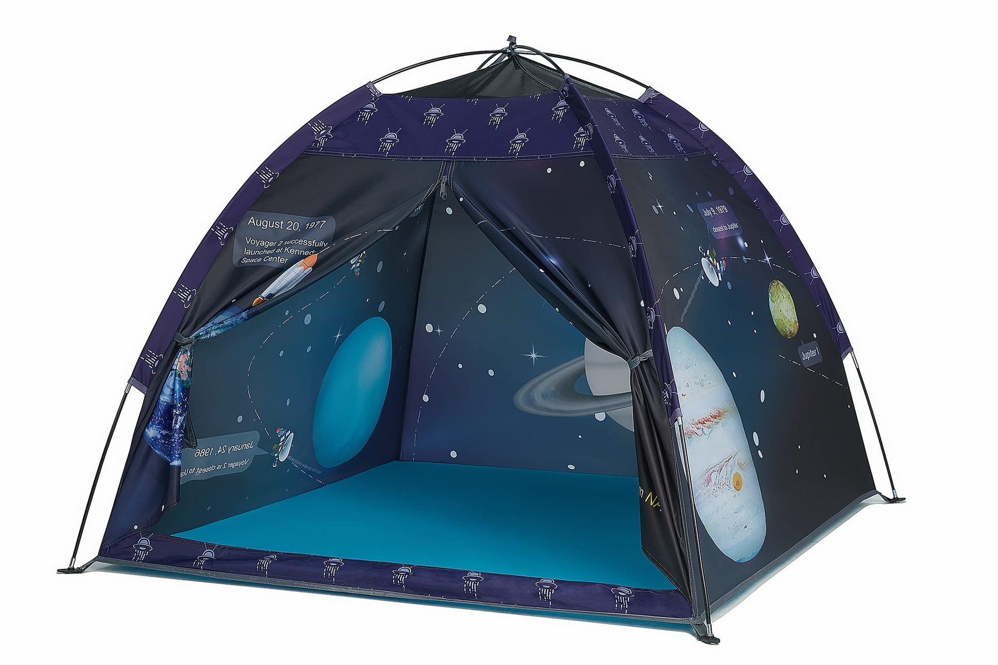 Alprang Space World Play Tent Galaxy Dome Playhouse For Boys And Girls Imaginative Play-Astronaut Space For Kids Indoor And Outdoor Fun, Perfect Kid’S Gift- 47' X 47' X 43'