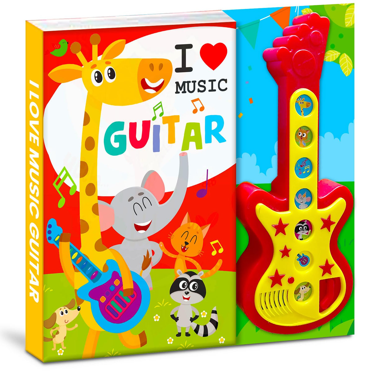 Sound Book | Interactive Musical Board Book for Toddlers | Fun and Educational Noisy Book for Toddlers (Guitar)