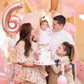 6 Number Balloon Rose Gold 40 Inch Big Foil Mylar 6Th Balloons For 6 Year Old Boy Girl Birthday Party Decorations Wedding Annive