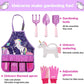 Cheerful Children Toys Kids Gardening Set - Unicorn Garden Kit for Girls, Purple, Plastic, Ages 3-7