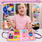 Homqyte Busy Book For Toddlers 1-3, Montessorii Sensory Toys For Boy & Girl, Toddler Activity Book For Baby Kids Educational Tra