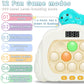 HLXY Quick Push Pop Game Fidget Toy - 12 Modes LED Light, Medium Green, ABS - Ideal Christmas Gift for Kids 6-12 Years Old
