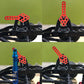 AMOGOT 4Pcs Metal CNC RC Car Shock Absorber Mount Adjust Height Angle Stand for Axial SCX10 90046 D90 D110 SCX10III RC Crawler (