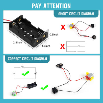 Sntieecr 276Pcs Dc Motor Kit, Mini Electric Circuit Kit For Diy Science Projects With Motors, Led Light, Vanes Propeller, Aa Battery Holder, Plastic Gears, Gift For Kids
