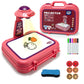 Drawing Projector Table For Kids, Handbag Design Painting Drawing Table Led Projector Childrens Toy Educational Early Learning Projection Drawing Table Sketch Doodle Board For Kids Boys Girls (Pink)