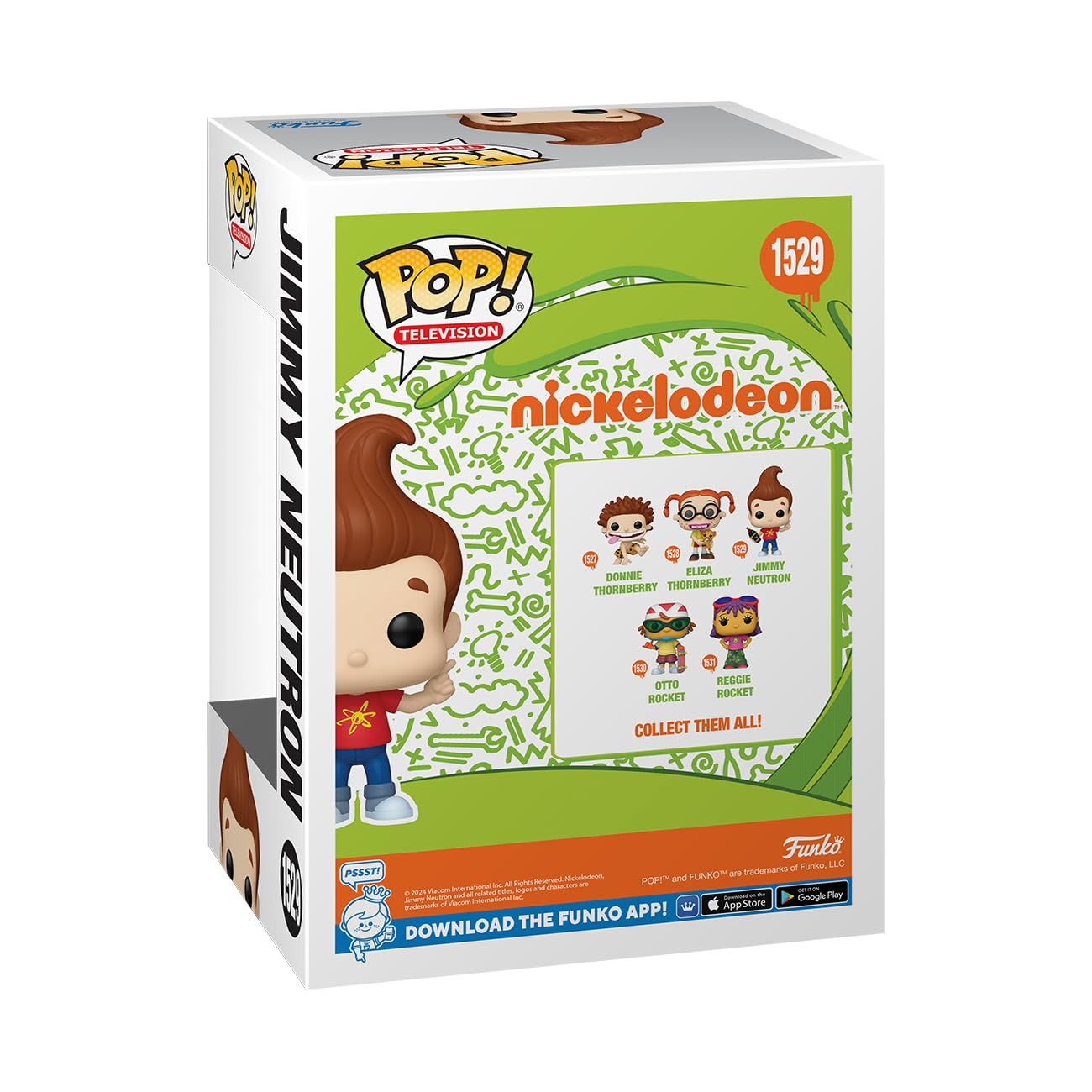 Funko Pop! Tv: Nick Rewind - Jimmy Neutron - Nickelodeon Slime - Collectable Vinyl Figure - Gift Idea - Official Merchandise - For Kids & Adults - Ad Icons Fans - Model Figure For Collectors