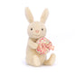 Jellycat Bonnie Bunny With Egg Stuffed Animal, 7 Inches - Rabbit & Bunny Plush Toy - Easter Gift & D  Cor