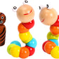 Channapatna Toys Baby Toys 018 Months, 2 Pack (Rainbow)  Infant Toys  Caterpillar Twisting & Tiger Doll