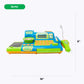 Boley Pretend Play Cash Register Toy For Kids - 19 Piece Interactive Set With Scanner, Microphone, Conveyor Belt, Calculator & M