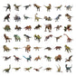 100Pcs Jurassic Dinosaur Stickers For Kids Waterproof Vinyl Dino Stickers For Waterbottle Scrapbook Laptop Skateboard Computer Stickers For Boys Girls