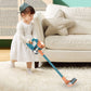 BAYMI 3-in-1 Kids Vacuum Cleaner Set, Toddler Toy with Working Suction, Child-Size, Blue, Model BM63590X