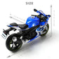 Risopen 1:12 Motorcycle Model For Suzuki Gsx R1000R Alloy Diecast Motorcycle Model Toy Mini Moto Gift(Blue)