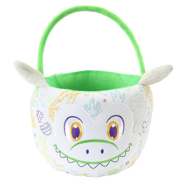 Crayola Color Me Plush, Easter Basket With 3 Ultra-Clean Washable Markers, Green Dinosaur, Creative Fun For Boys And Girls Ages
