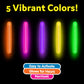 Mini glow Sticks 200 Pack glow-in-the-Dark Small, for Easter Eggs, 5 colors, Neon Light Sticks Bulk Party Favors, Easter Basket