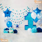 Blue Star Balloons 18 Inch, 10 Pcs Blue Star Shaped Mylar Helium Foil Metallic Balloon For Birthday Party Decorations Baby Showe