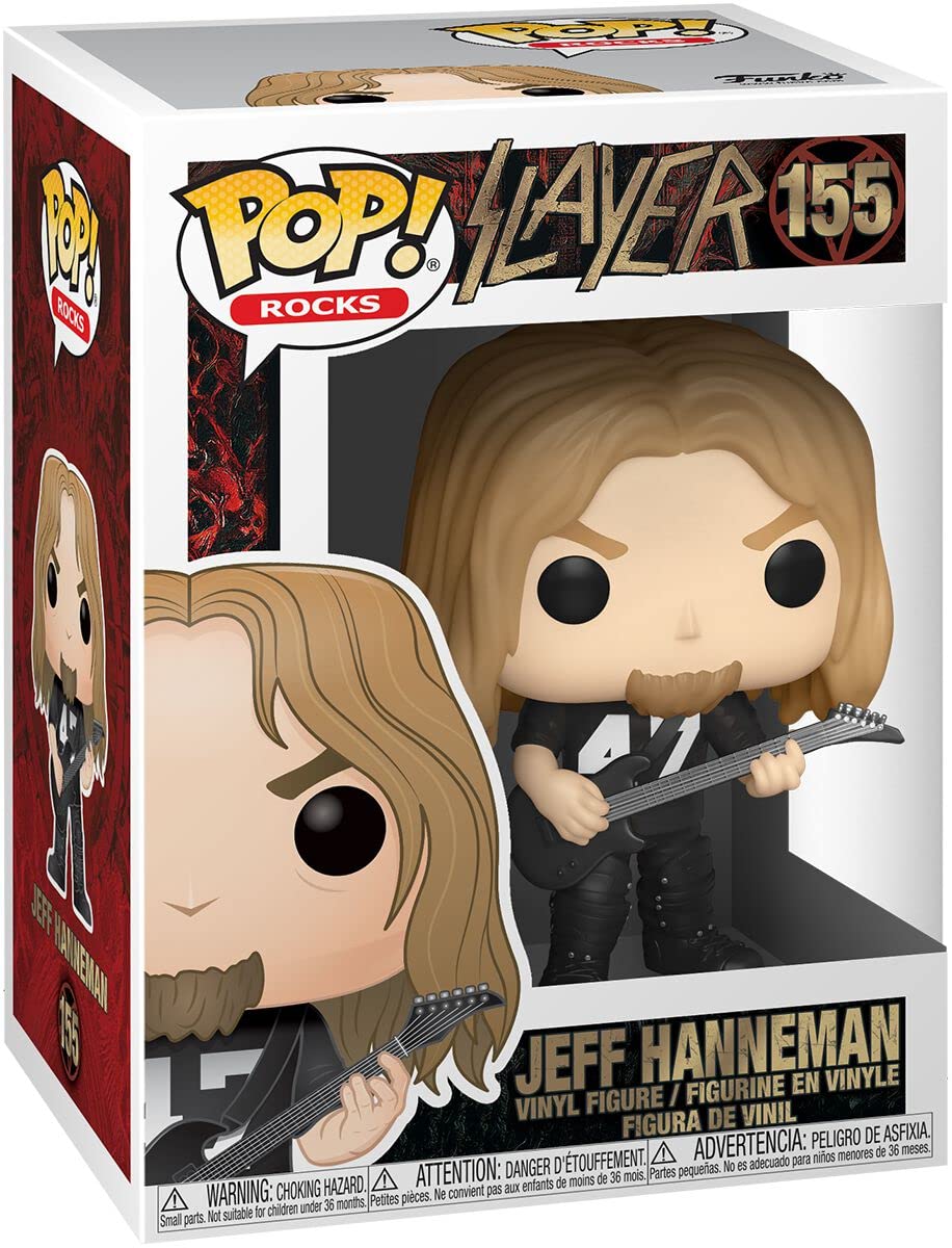 Funko Pop! Rocks: Slayer - Jeff Hanneman, Multicolor, Model:45386