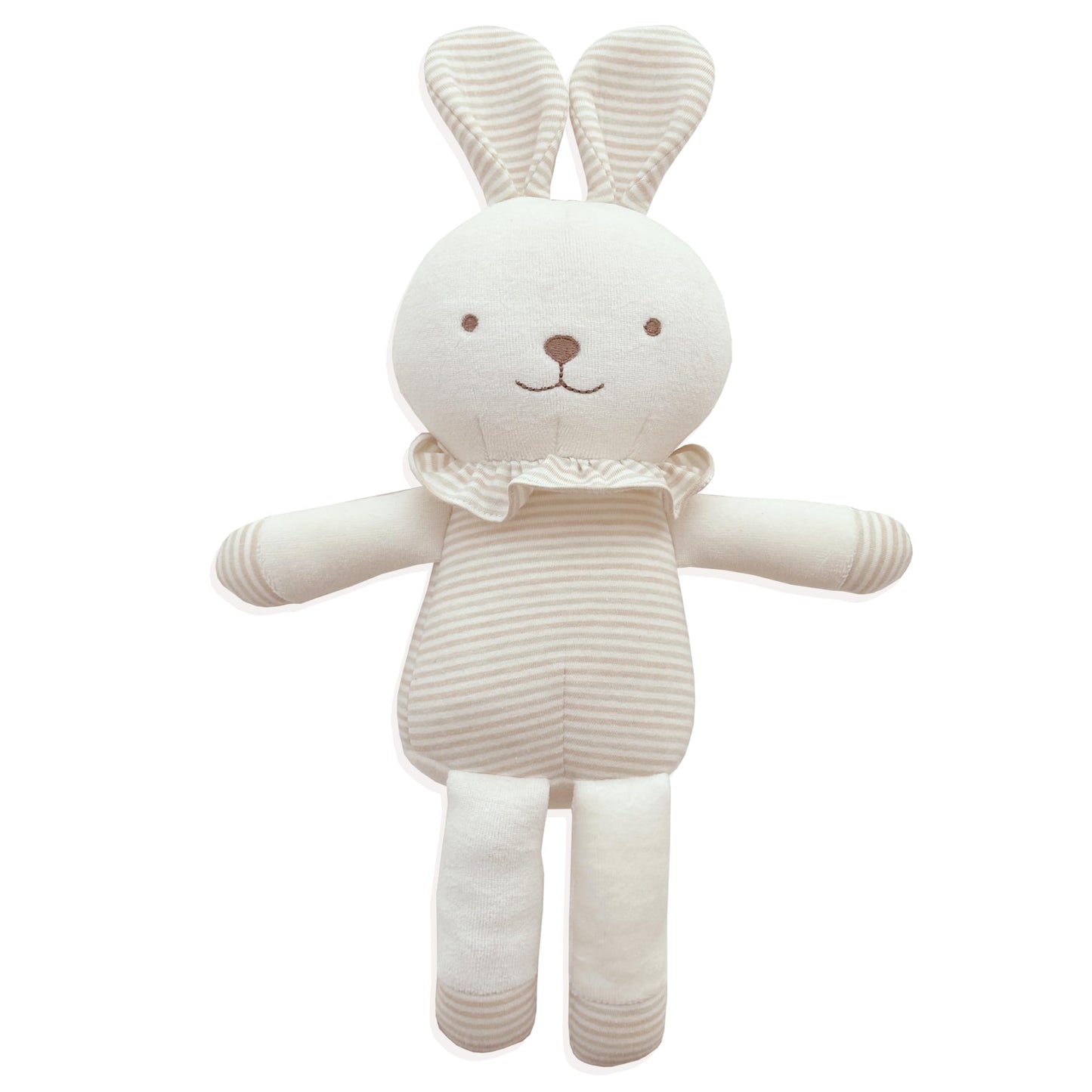 JOHN N TREE Organic Cotton Baby Doll, 15.7" Attachment Toy, 100% Organic Material, Pillow Buddy for Infants