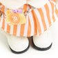 17cm Doll Clothes for Labubu - Kawaii Clown Style Set - Doll's Hat & Doll's Clothing & Doll's Shoes & Camera  Cute Doll Outfit with Accessories for Display  Collectors  Gift - Orange (NO Dolls)