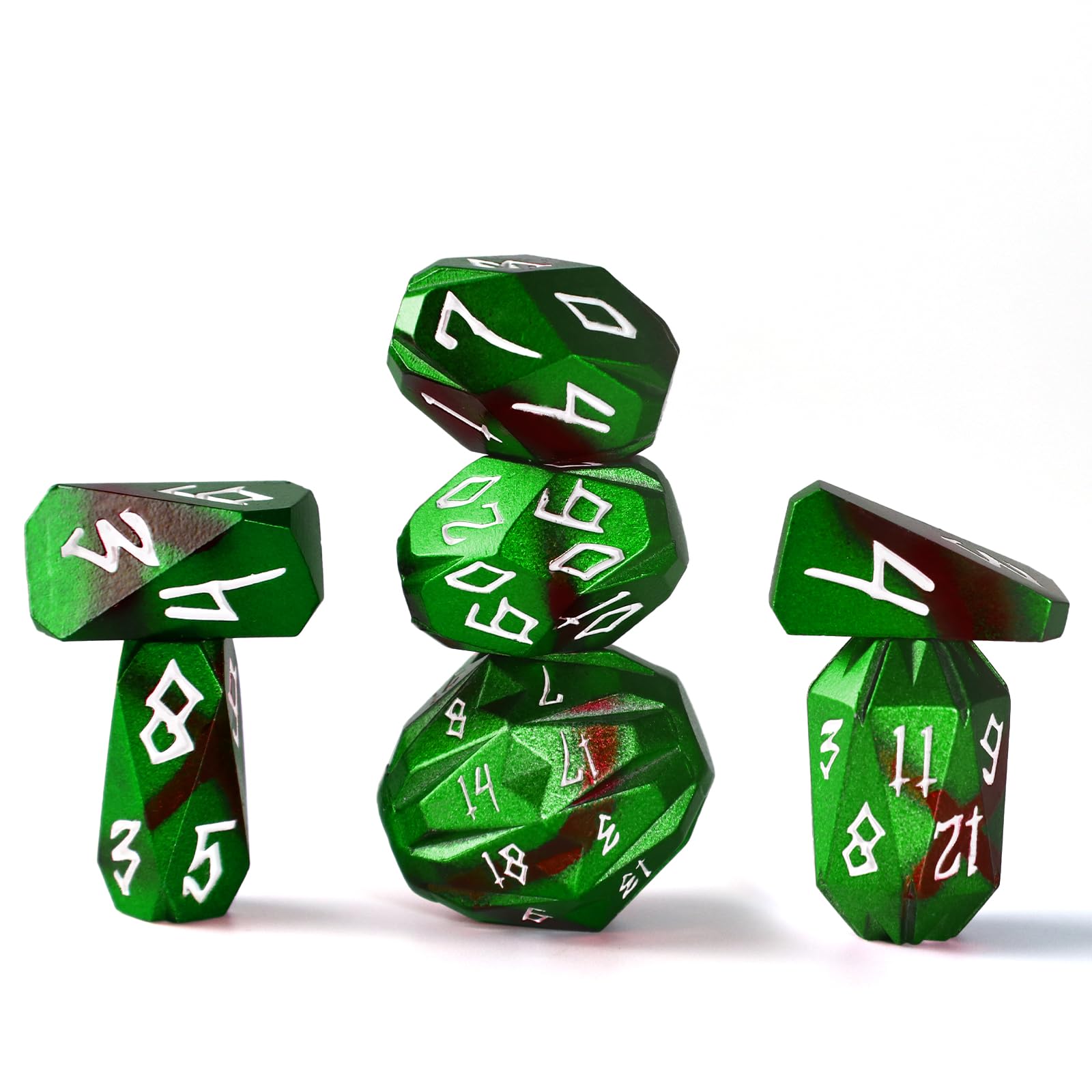 Fonvgogo Metal Dnd Dice For Dungeons And Dragon, Metal Dice Set D&D Wi ...