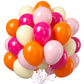 Balloons Pink Orange Yellow, 50Pcs Pink Yellow Orange Balloon Arch Kit, Latex Party Balloons For Birthday Decoration Wedding Bab