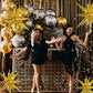 Toniful 4 Pcs 22Inch 4D Huge Gold Star Balloons Explosion Star Mylar Foil Balloons For Party Supplies Backdrop Christmas,New Yea