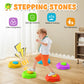 Hirose Voiced Stepping Stones For Kids, 5Pcs Durable Non-Slip Balance Stones, Promoting Children'S Coordination And Motor Skills