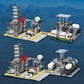 Misini Architecture M6014 City Chemical Plant Building Set, Contains: Gas Transportation Station, Storage Center, Laboratory, Co