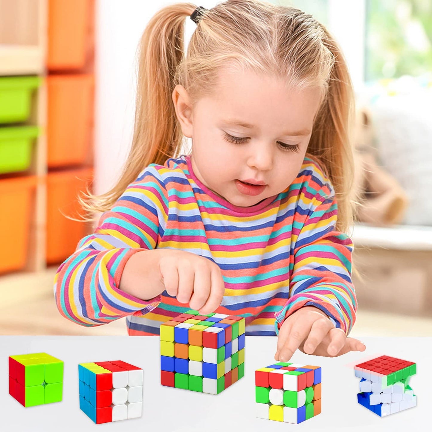 Irrdfo 8X8 Speed Cube, 8X8 Cube Puzzle Stickerless