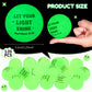 Seenelling 120 Pcs Christian Glow in The Dark Bouncy Balls Easter Jesus Bible Verse Rubber High Bouncing Balls Christian Party F
