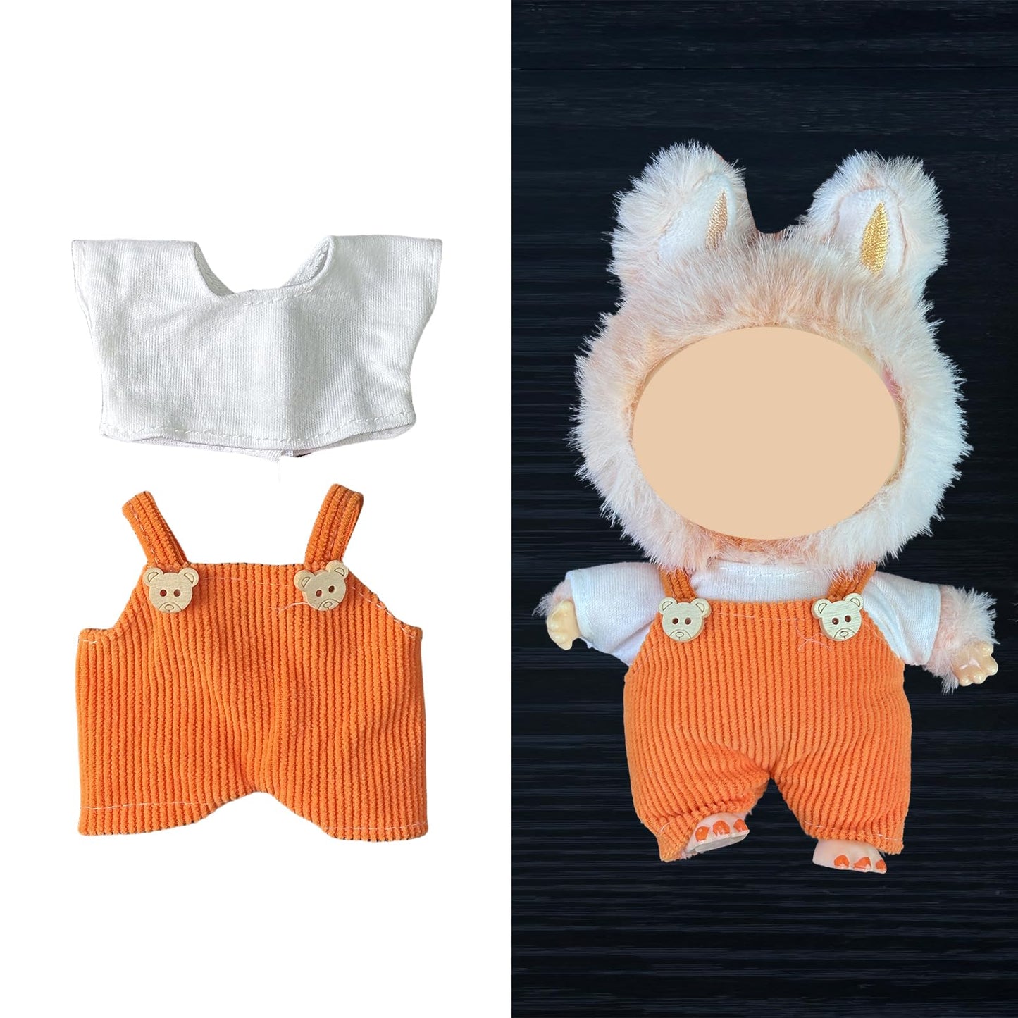 Doll Clothes - Compatible with LBB 5.91-6.7inch(15-17cm) Dolls as Accessories Only  enhanced Dolls Outfit with Accessories  Hand Crocheted Hat  Sweaters  Bag 10