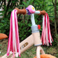 Platt Kid'S Bicycle Handlebar Streamers Colorful Ribbons Tassel For Girls Boys Bicycle Handlebar Scooter Handgrip (1Pair) (Pink)