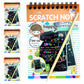 Evissa Scratch Note Colorful Magic Art Craft Kit, Scratch Book For KidScreative Drawing Activity Toy Educational Stationary Kit