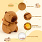 Wanwu World Capybara Plush 9 Inch Capybara Stuffed Animal Cute Stuffed Capybara Toy With Hamburger Backpack Soft Plushies Capyba