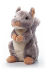 The Petting Zoo Squirrel Stuffed Animal Plushie, Gifts For Kids, Wild Onez Wildlife Animals, Grey Squirrel Plush Toy 9 Inches