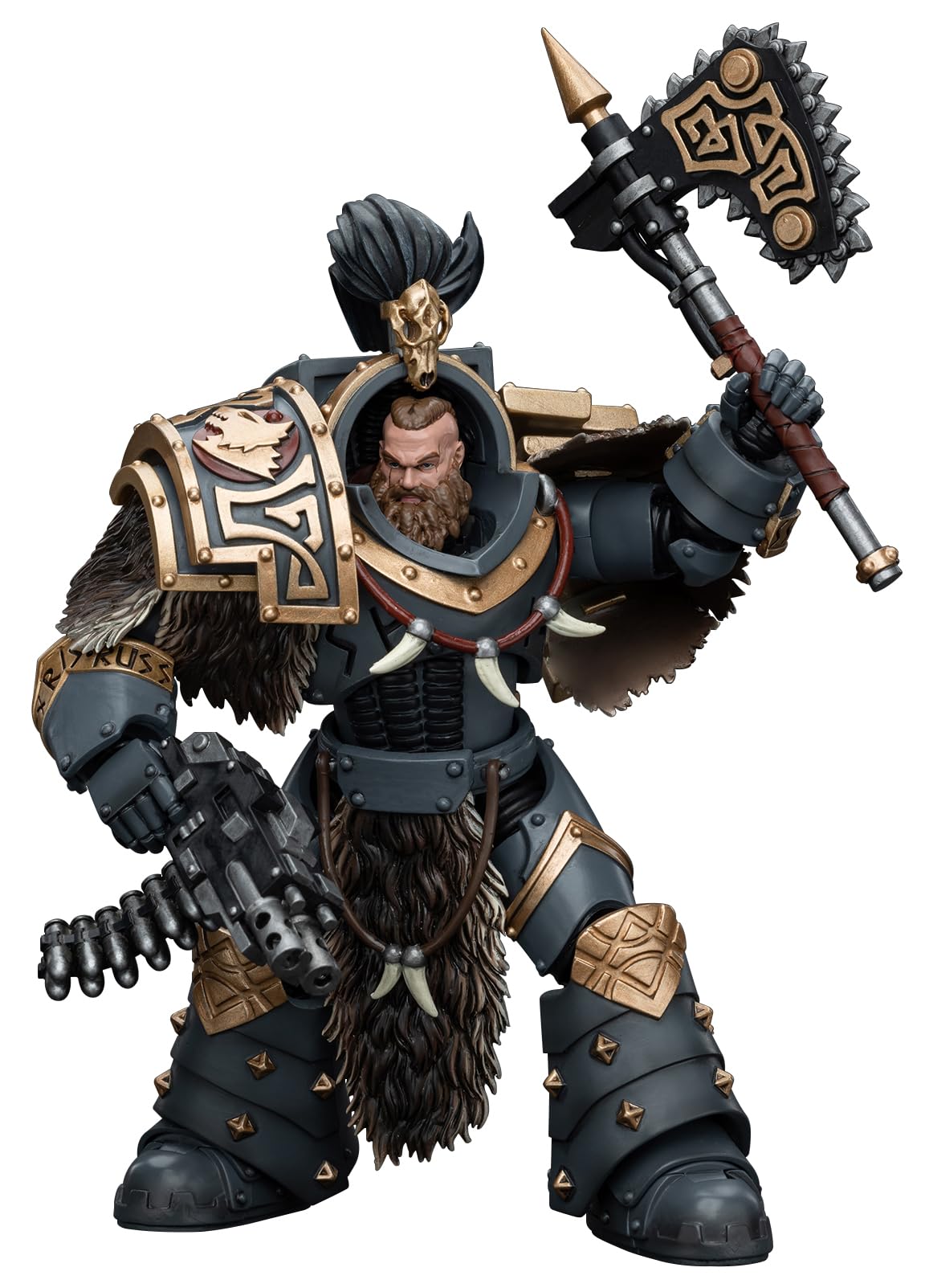 Joytoy Warhammer 40K 1/18 Action Figures, Space Wolves Varagyr Wolf Guard Squad Varagyr Terminator 4 Perfect For Collectors & De