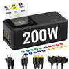 Lktop 200W Matrice 4 Series Battery Charging Hub With Stickers, Fast Charger Kit For Dji Matrice 4T/4E Drone, With Storage/Silen