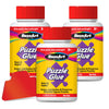 RoseArt Jigsaw Puzzle Glue 3-Pack, Clear, 4.5 oz, Model 9316, Ideal for Paper Puzzles