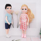 Lembani 10 Sets 5 Inch Mini Dolls With Clothes, 5 Pieces Boy Dolls And 5 Pieces Girl Dolls, Mini Princess Dolls Toy For Dollhouse Kids Gifts