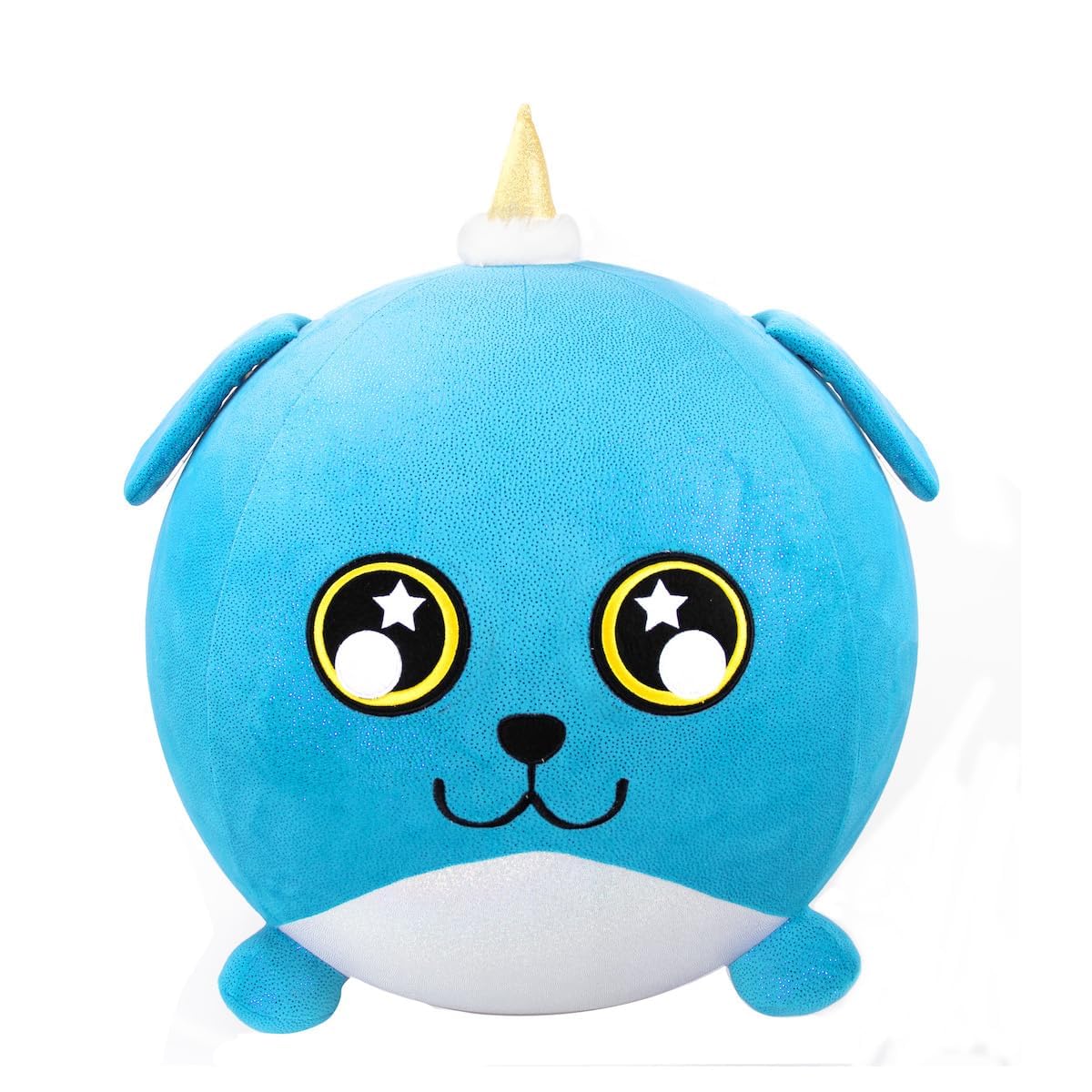 Biggies - Dog Inflatable Plush. Experience Enchantment With Fantasy-Inspired Cuddly Companions. This Giant, Soft, And Squishy Inflatable Toy Comes With A Pump And Is Perfect For Ages 3-10