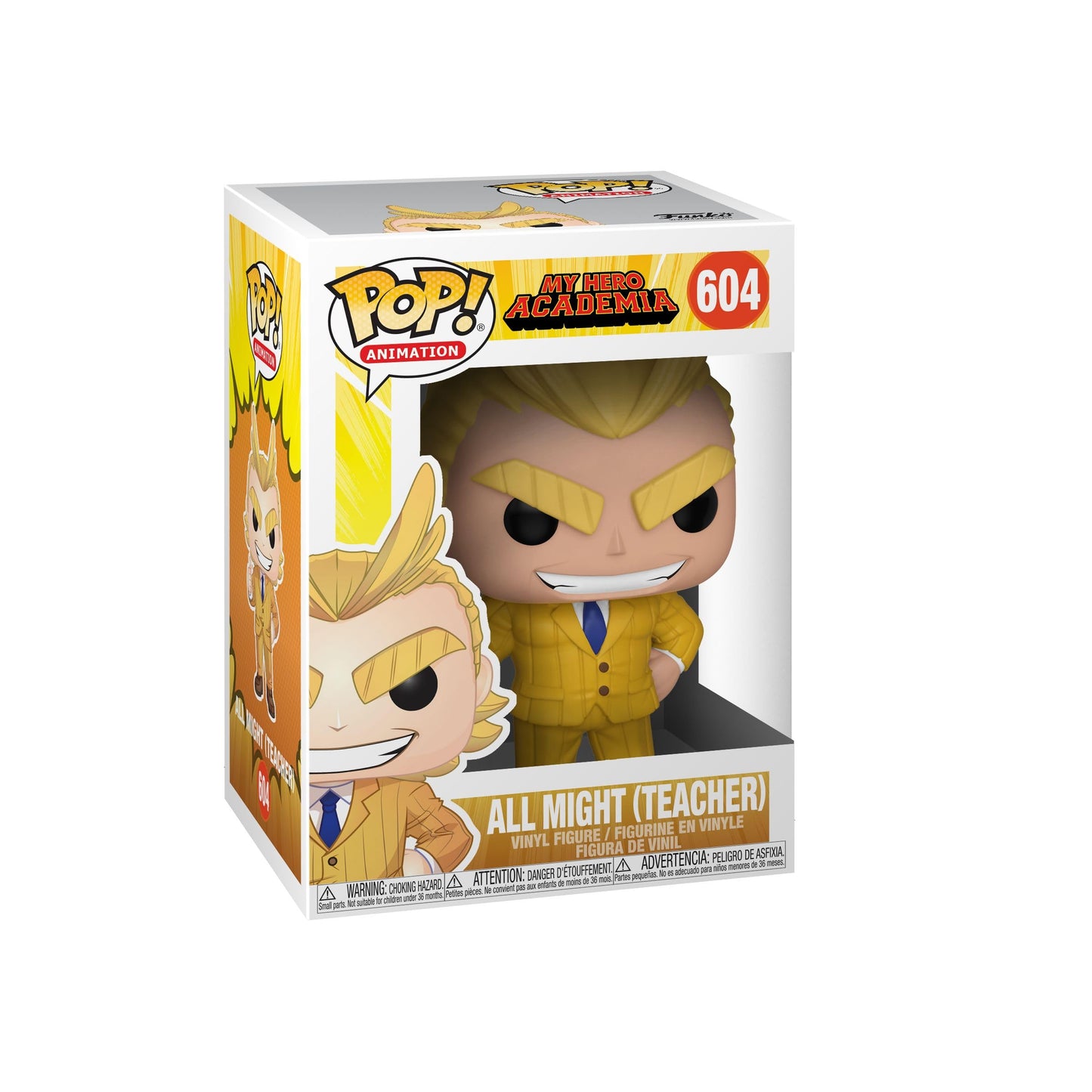 Funko POP! Vinyl Figure - Teacher All Might, Standard Size, Multicolor, Model 42932, My Hero Academia Collectible